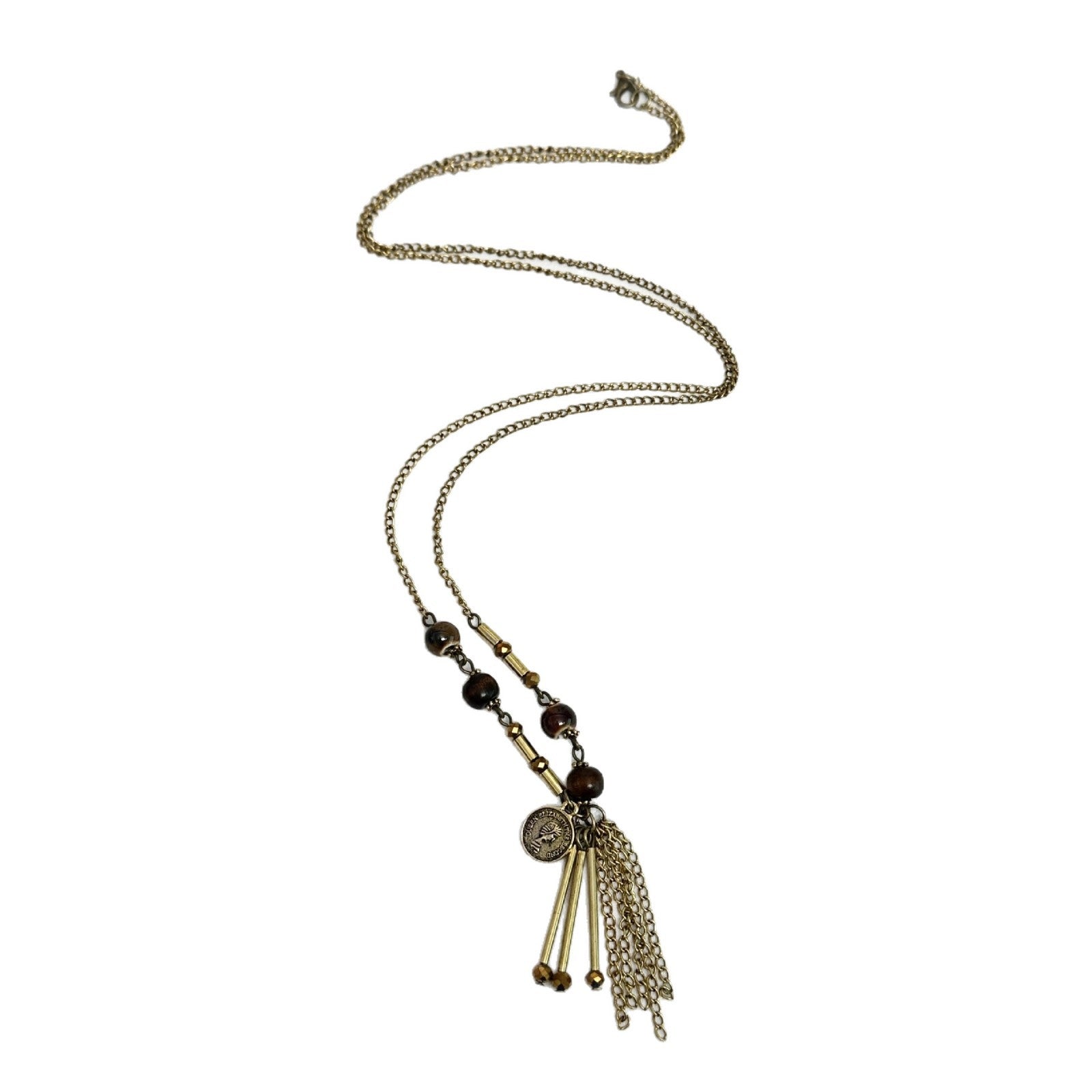 Wholesale Melard style ceramic portrait long necklace