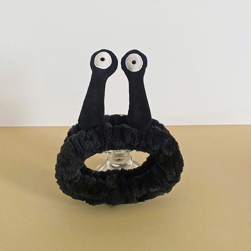 Wholesale Cartoon Snail Coral Velvet Headband