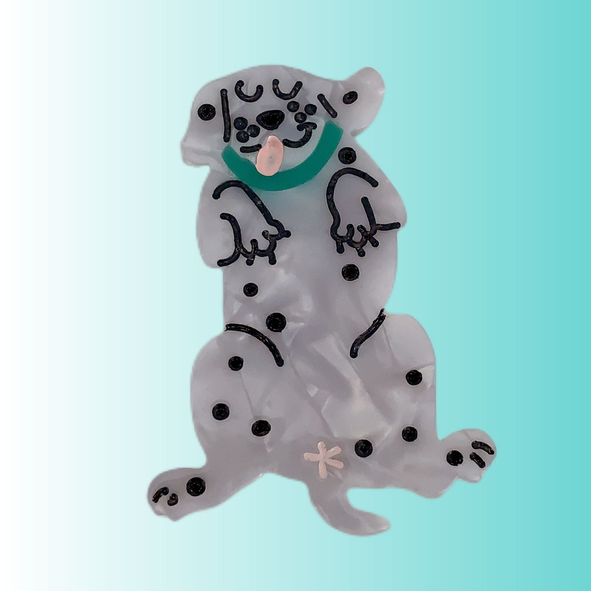 Wholesale Fun Dog Acetate Duckbill Clips