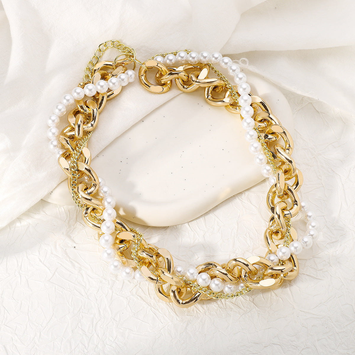 Wholesale Pearl Stacking Necklace