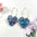 Wholesale Valentine's Day Three-Layer Heart-Shaped Love Earrings Simple Pendant Acrylic Texturing Dopamine Earrings