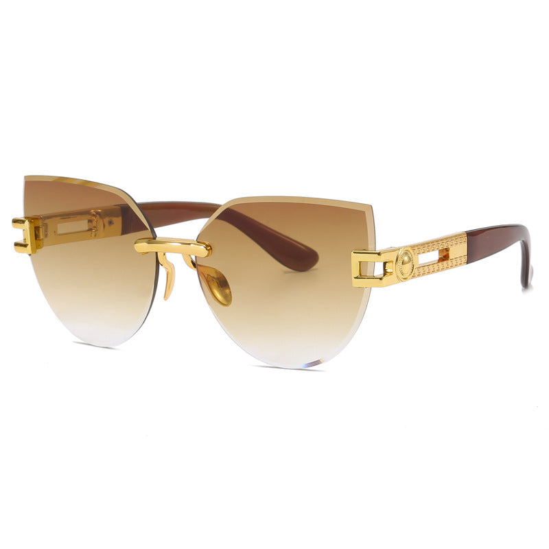 Wholesale PC Gradient Frameless Sunglasses