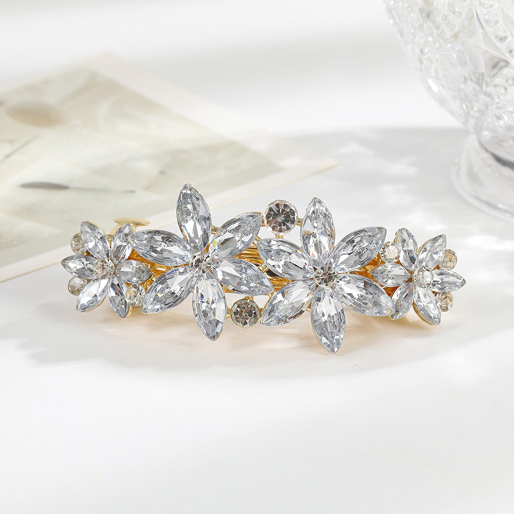 Wholesale Alloy Elegant Medium Spring Clip Hairpin