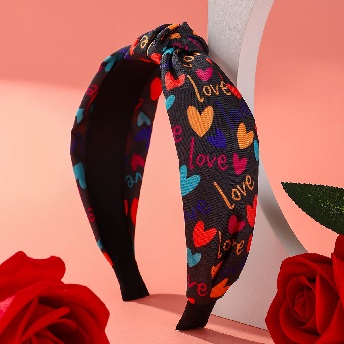 Wholesale Valentine's Day Love Fabric Pink Y2k High Heels Pattern Pattern Hair Accessories