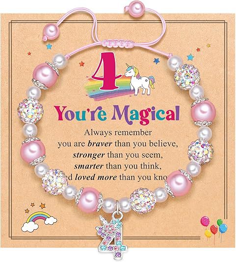 Wholesale Hand woven colorful diamond unicorn pendant bracelet