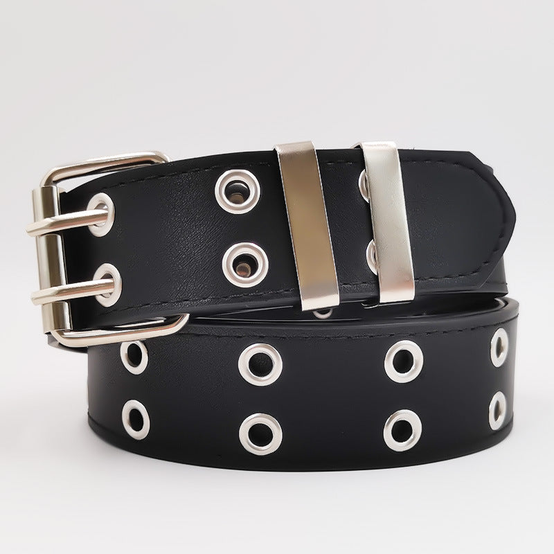 Wholesale Double exhaust eyelet girls'  belt