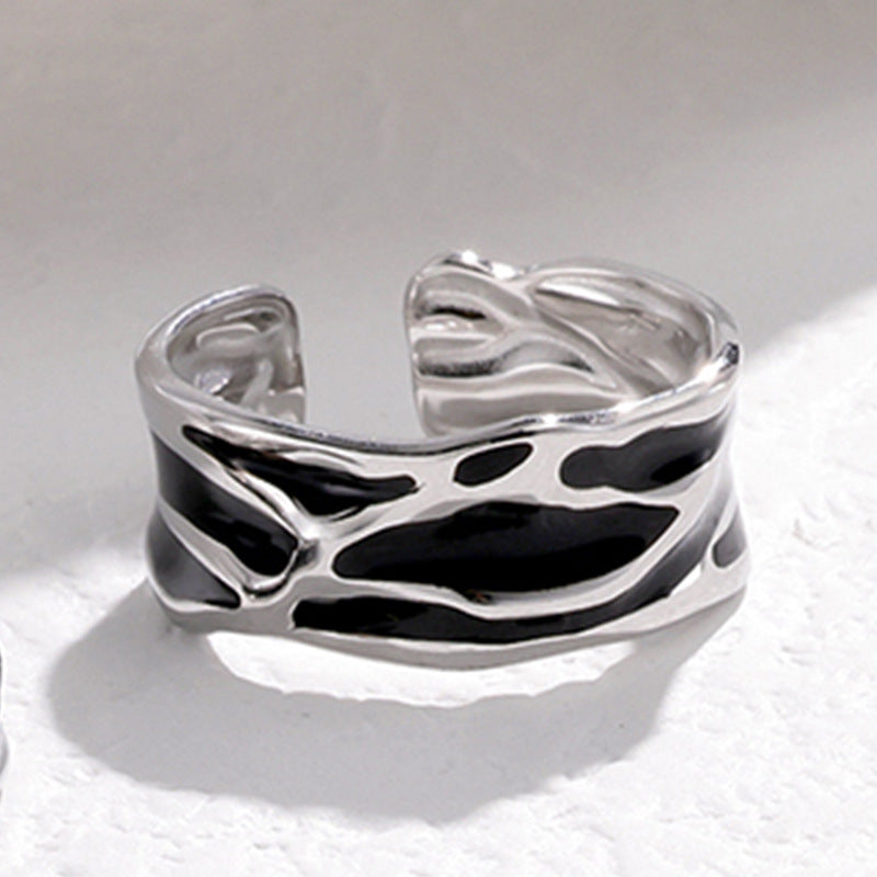 Wholesale Stainless Steel Couple Ring Open Ring