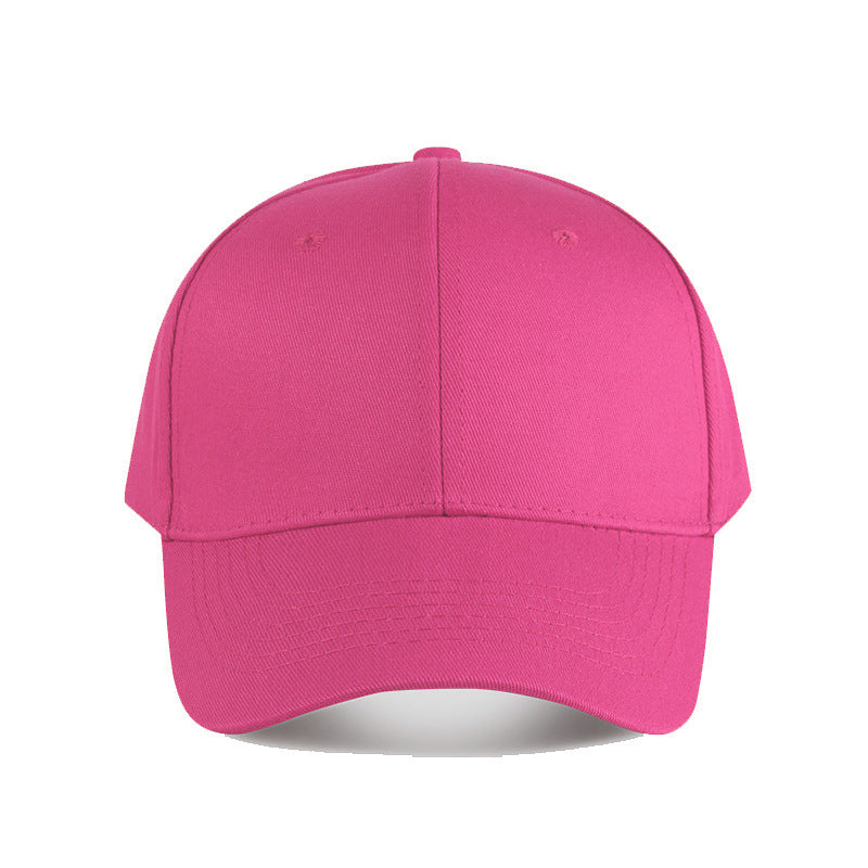 Wholesale Solid color deepened big head circumference baseball metal copper buckle light plate cap
