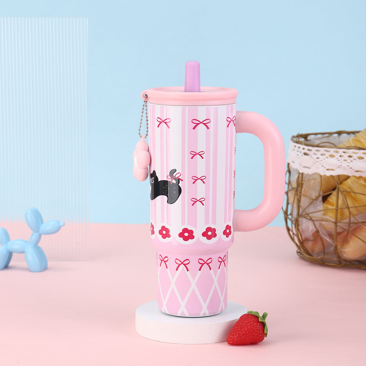 Wholesale cute portable stainless steel thermos cup