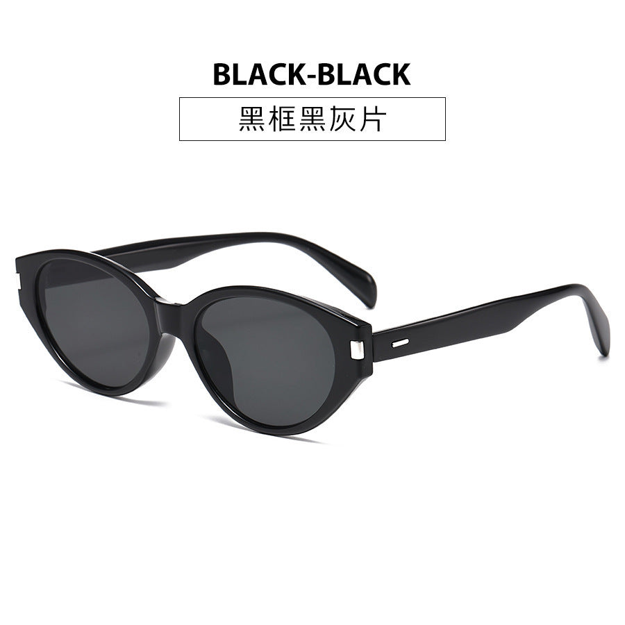 Wholesale Leopard print cat eye sunglasses for women with UV protection