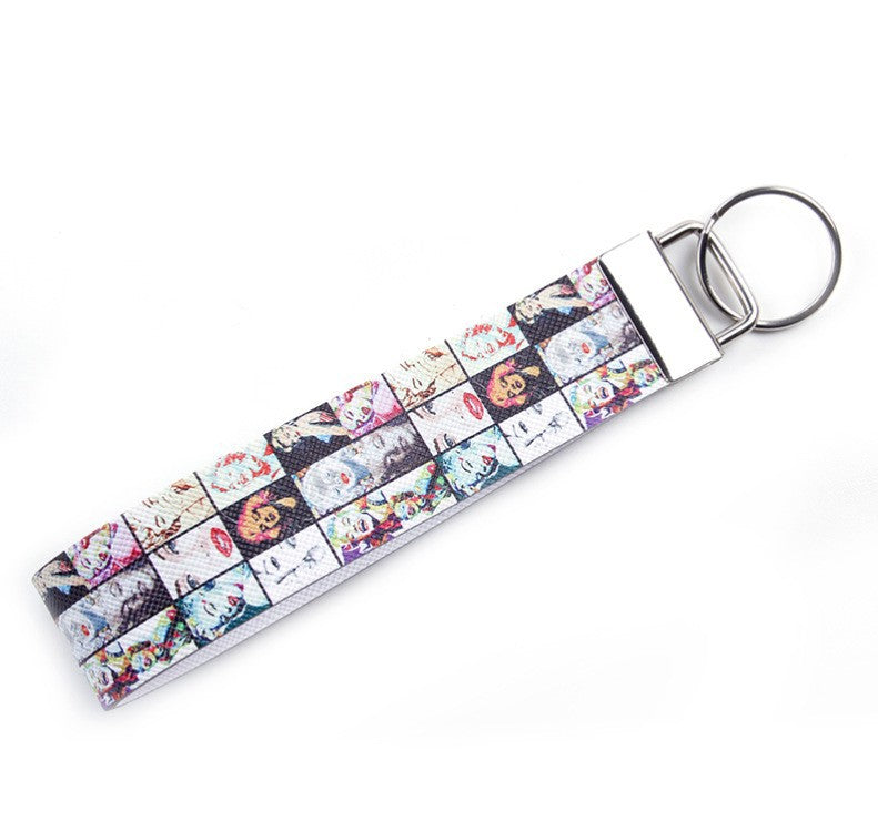 Wholesale PU leather lanyard