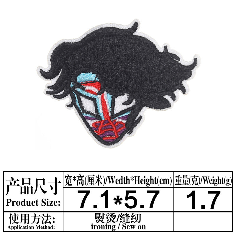 Wholesale 10 Pack Cartoon Embroidered Patch Set Sup erhero Theme DIY Sew On Patches For Clothing Bags Towels Fashion Accessory For Resale MysteryZone