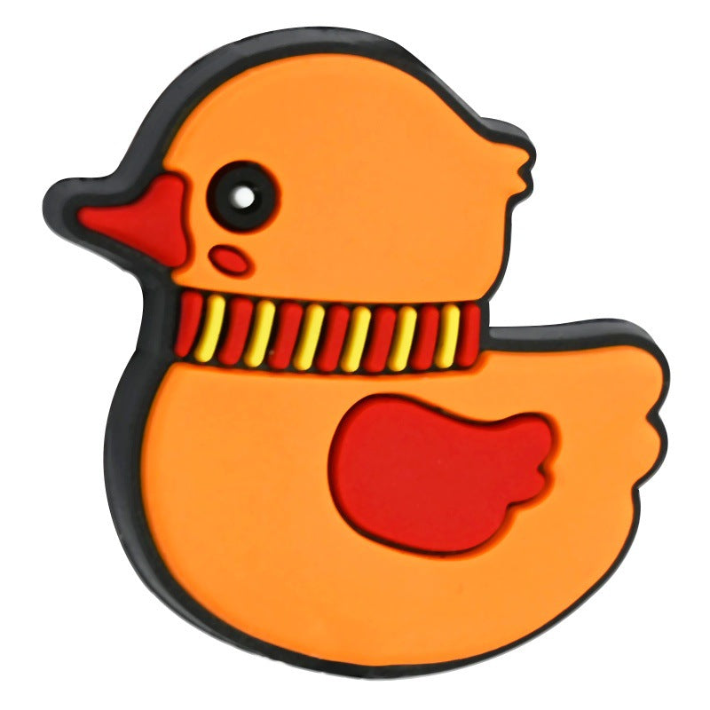 Wholesale Random 100pcs/pack   Cartoon duck beaded  Focal Beads