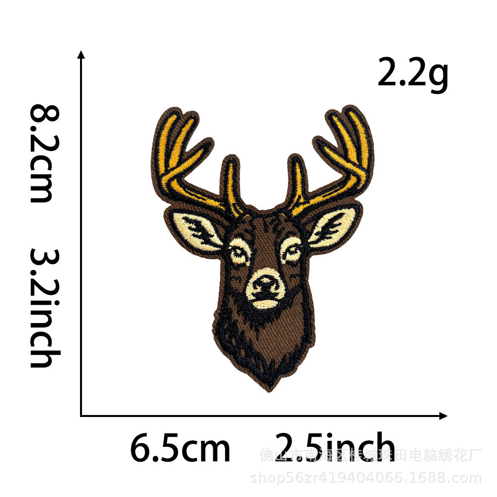 Wholesale Trendy Polyester Embroidered Patches Iron On Heat Transfer Applique For Outdoor Hiking Clothing DIY Accessory
