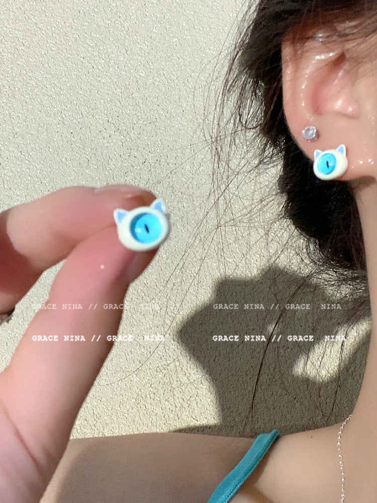 Wholesale Little Monster Cute Alloy/Silver Plated/Gold Plated Earrings