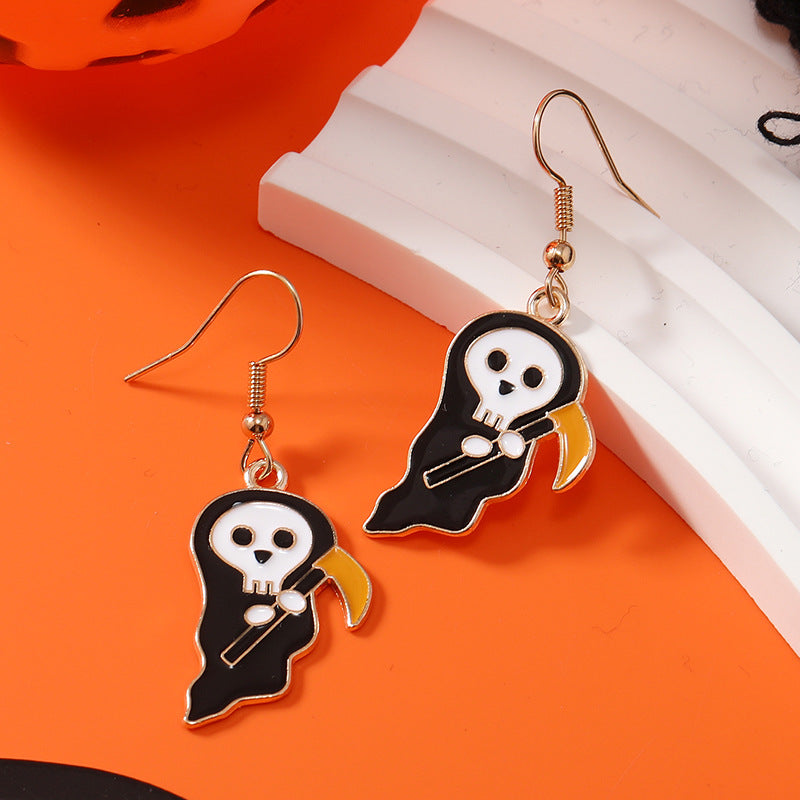 Wholesale Halloween Element Earrings Dark Punk Halloween Earrings