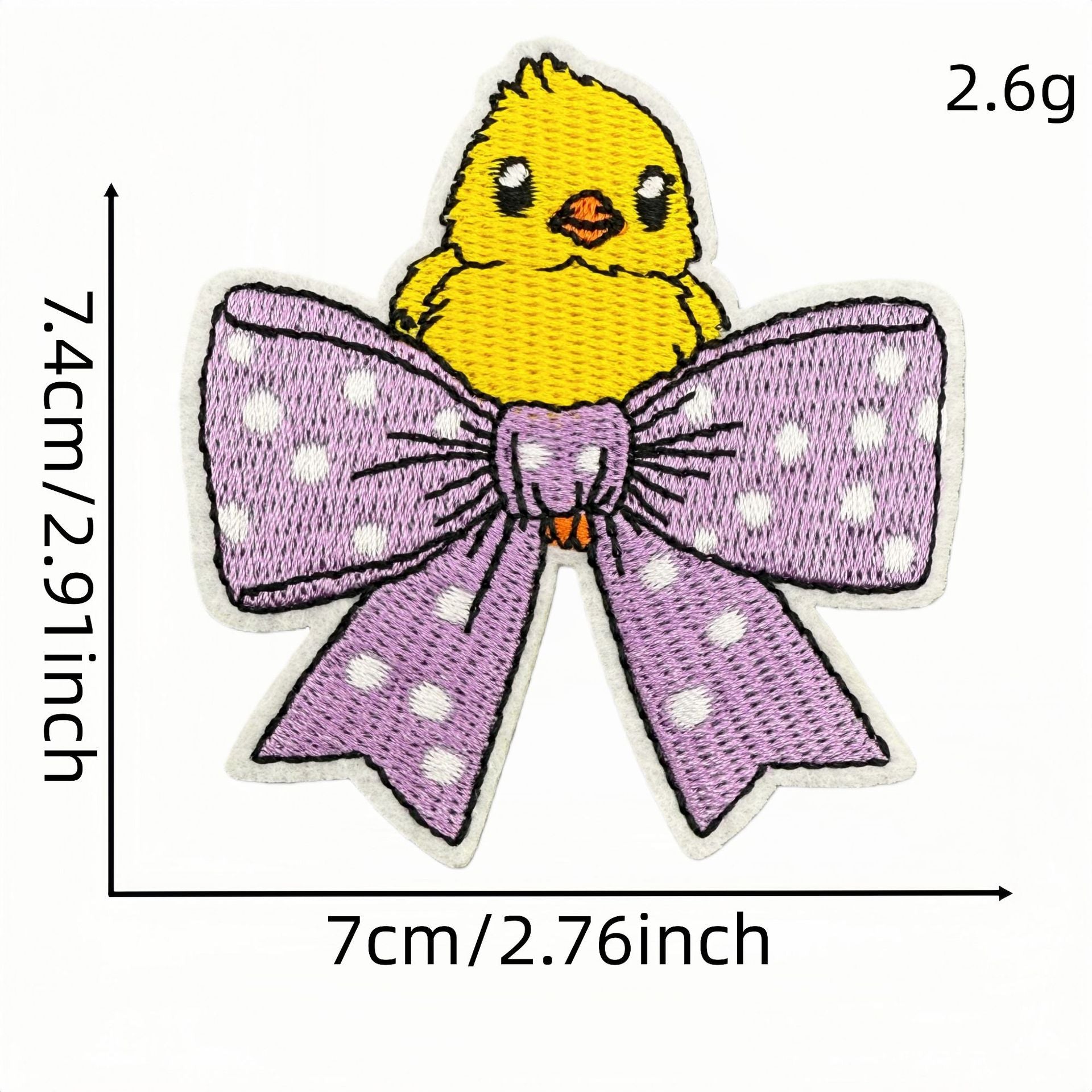 Wholesale Cloth Cartoon Bow Embroidery Patch Adhesive Iron On Decorative Applique For Bags And Clothing Everyday Use