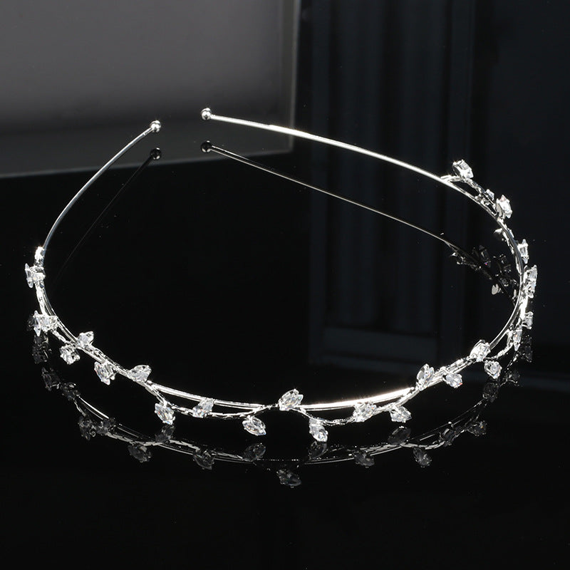Wholesale Korean style high-end niche leaf flower headband