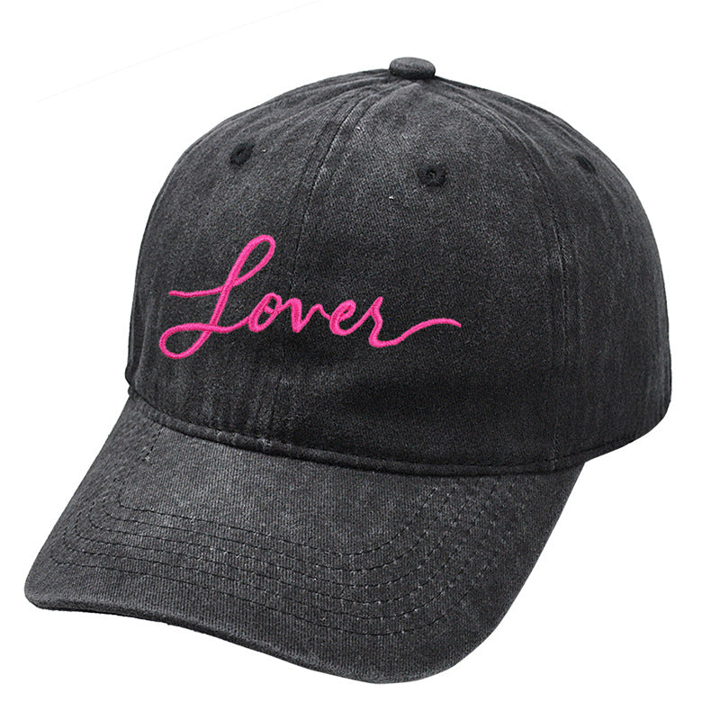 Wholesale Valentine's Day Lover Embroidered Cotton Baseball Hat