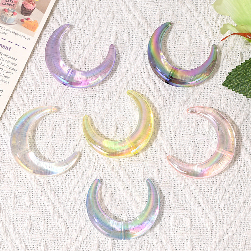 Wholesale   5pcs/psck  Moon Beads  Acrylic Beads