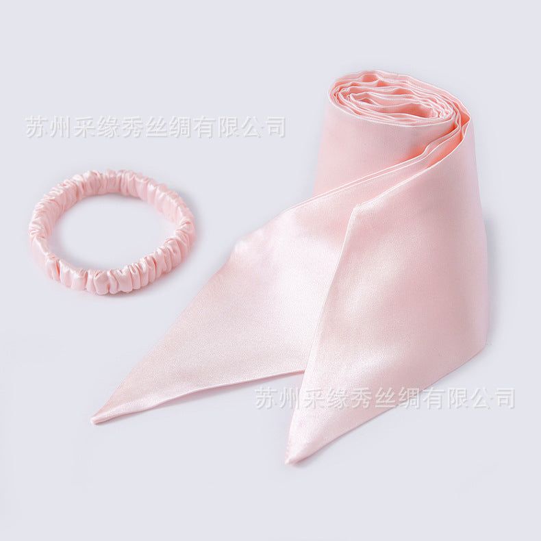 Wholesale hair rope hair accessories bow silk hair ring Hair Scrunchies