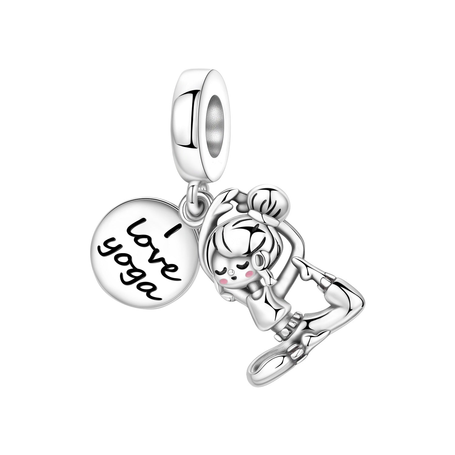 Wholesale Music Sports Series Football Guitar Silver Plated Charms