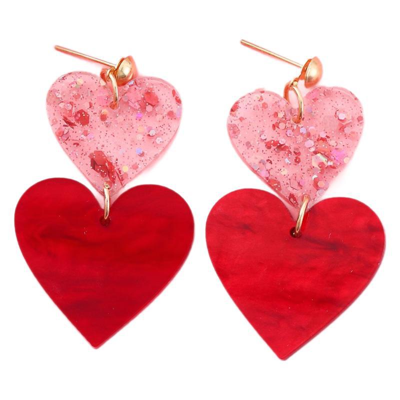 Wholesale Valentine' s Day Love Earrings Design Sense Earrings