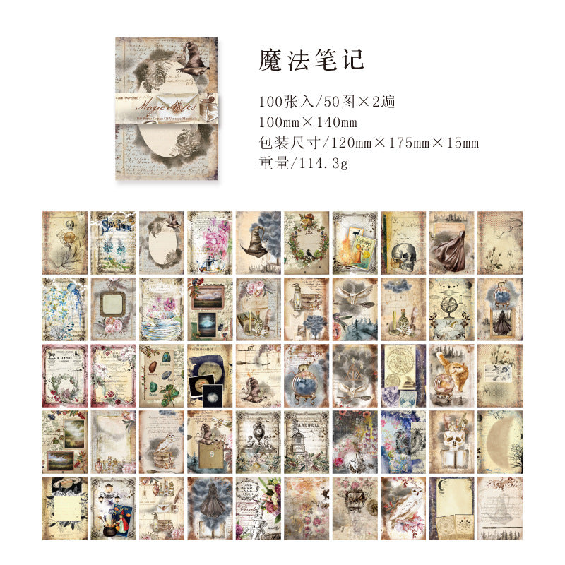 Wholesale Retro Human Morning and Evening Series Collage Handmade Tent DIY Decoration