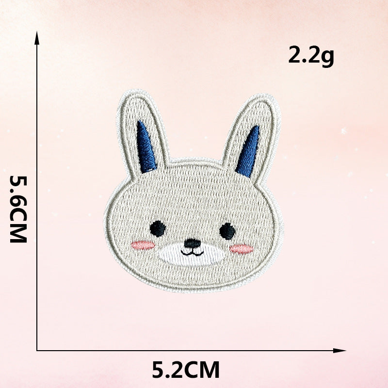 Wholesale Cartoon Embroidery Plush Clothes Patch Hat DIY Decorative Embroidery Cloth Patch FS