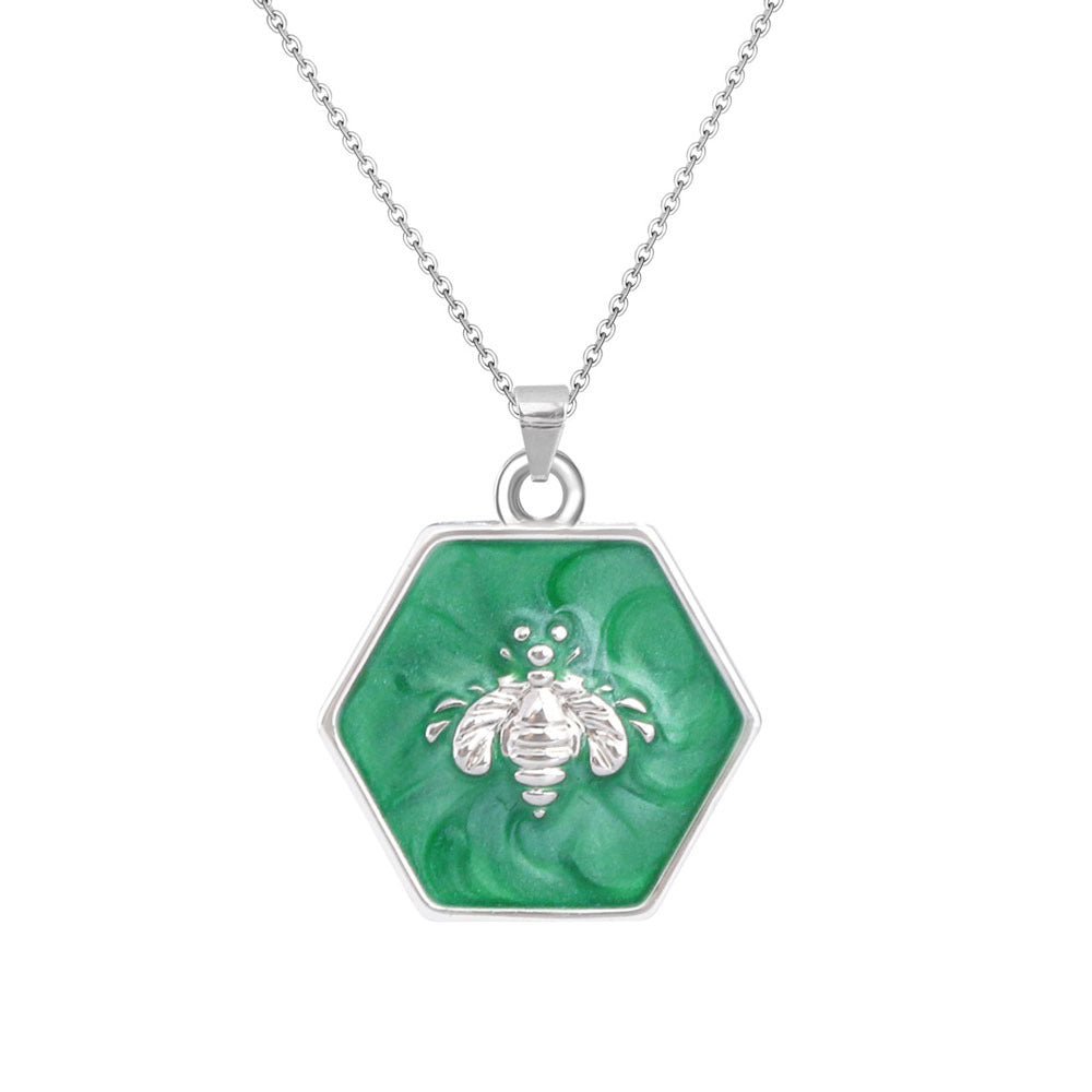 Wholesale Gradient Heart Butterfly Turtle Bee DIY Pendant Necklace Fashion Women S Jewelry Accessory Trendy Boutique Gift