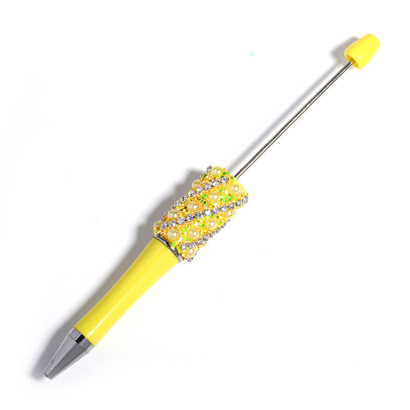 Wholesale beadable pens Creative diy beadable pen