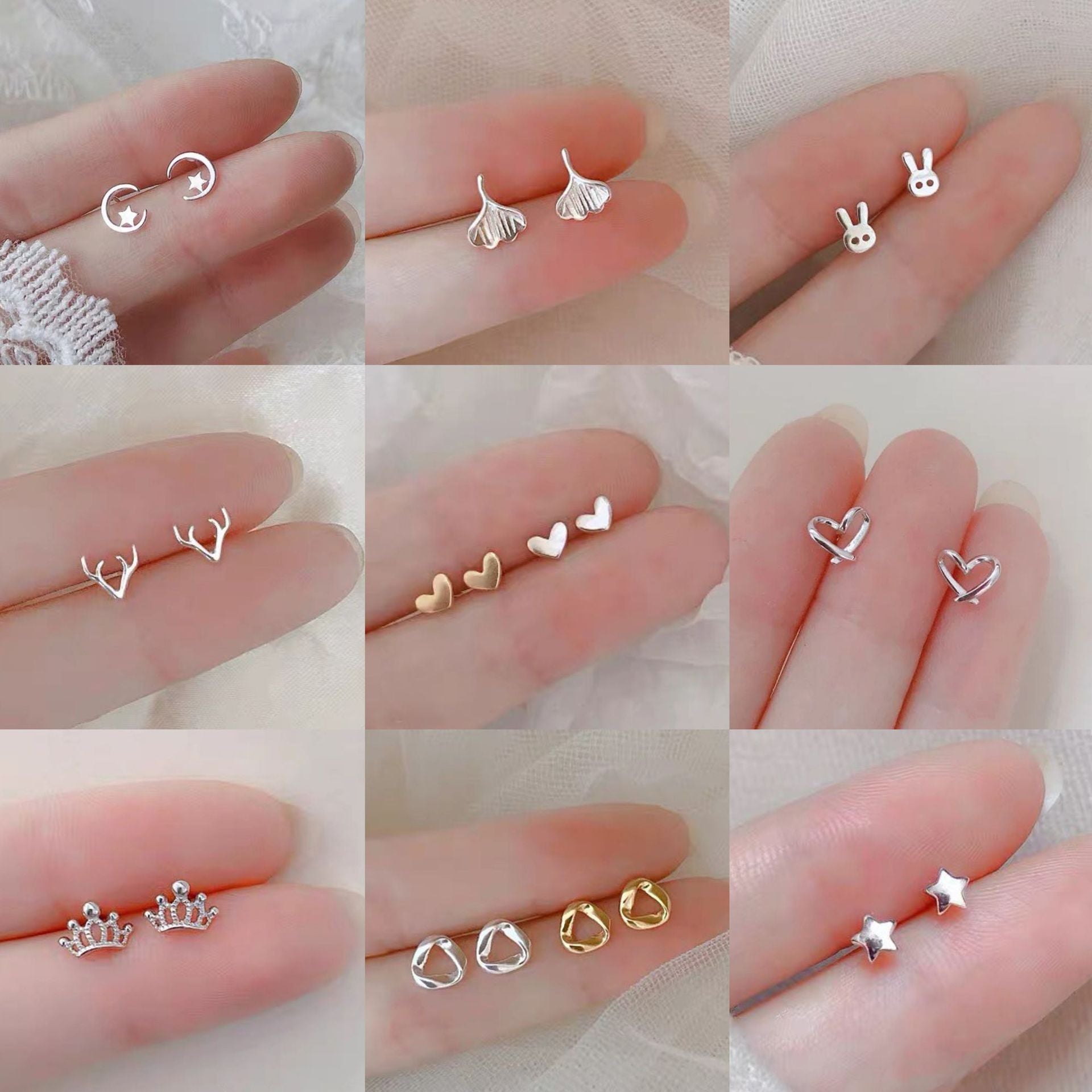 Wholesale 925 Silver Stud Earrings