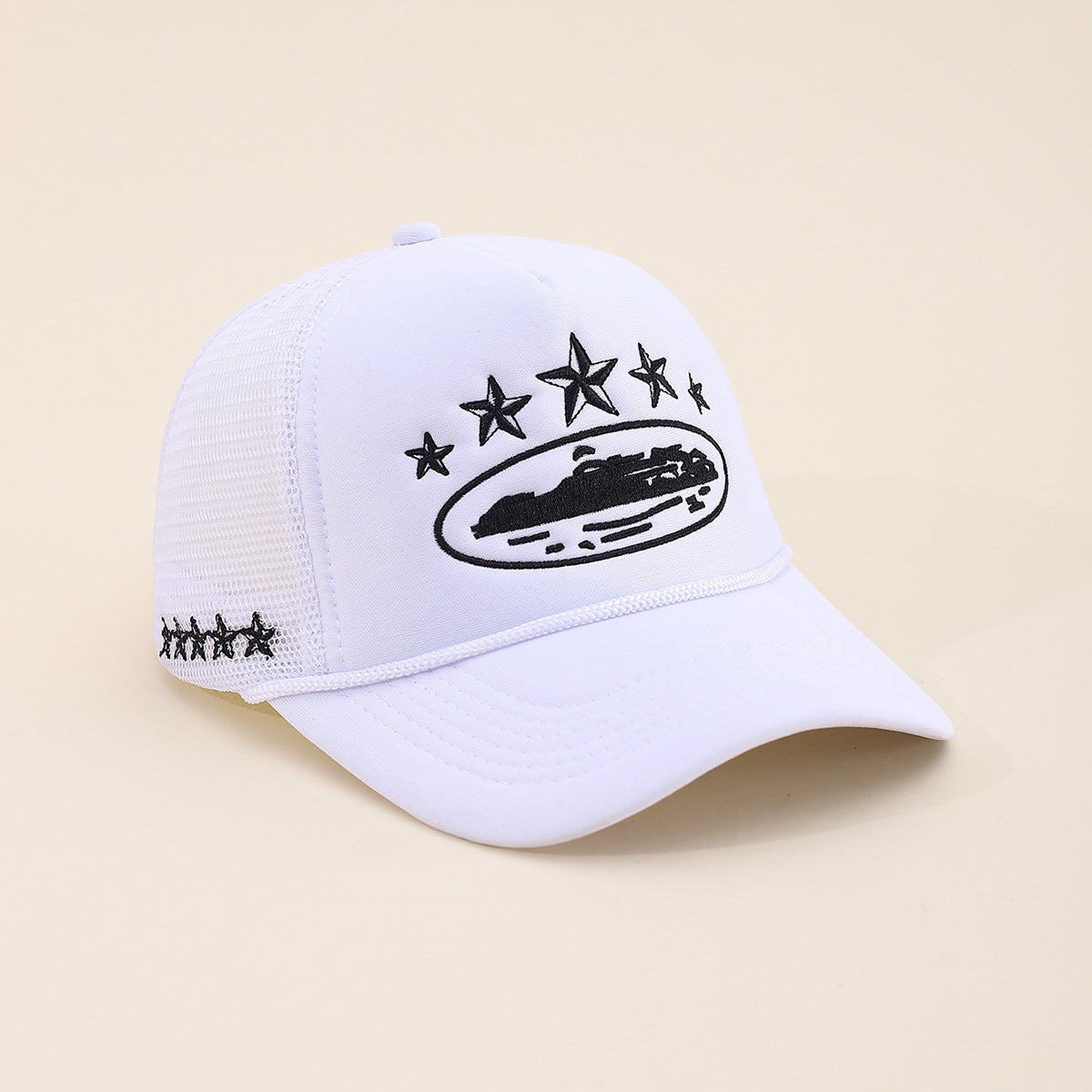 Wholesale Alcatraz Embroidered Trucker Hat,  Sunshade Baseball Cap