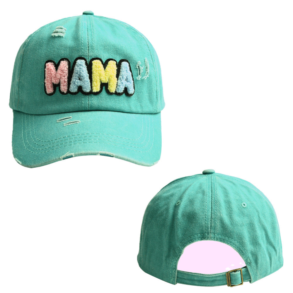 Wholesale Cotton Embroidered Letters MAMA Baseball Cap