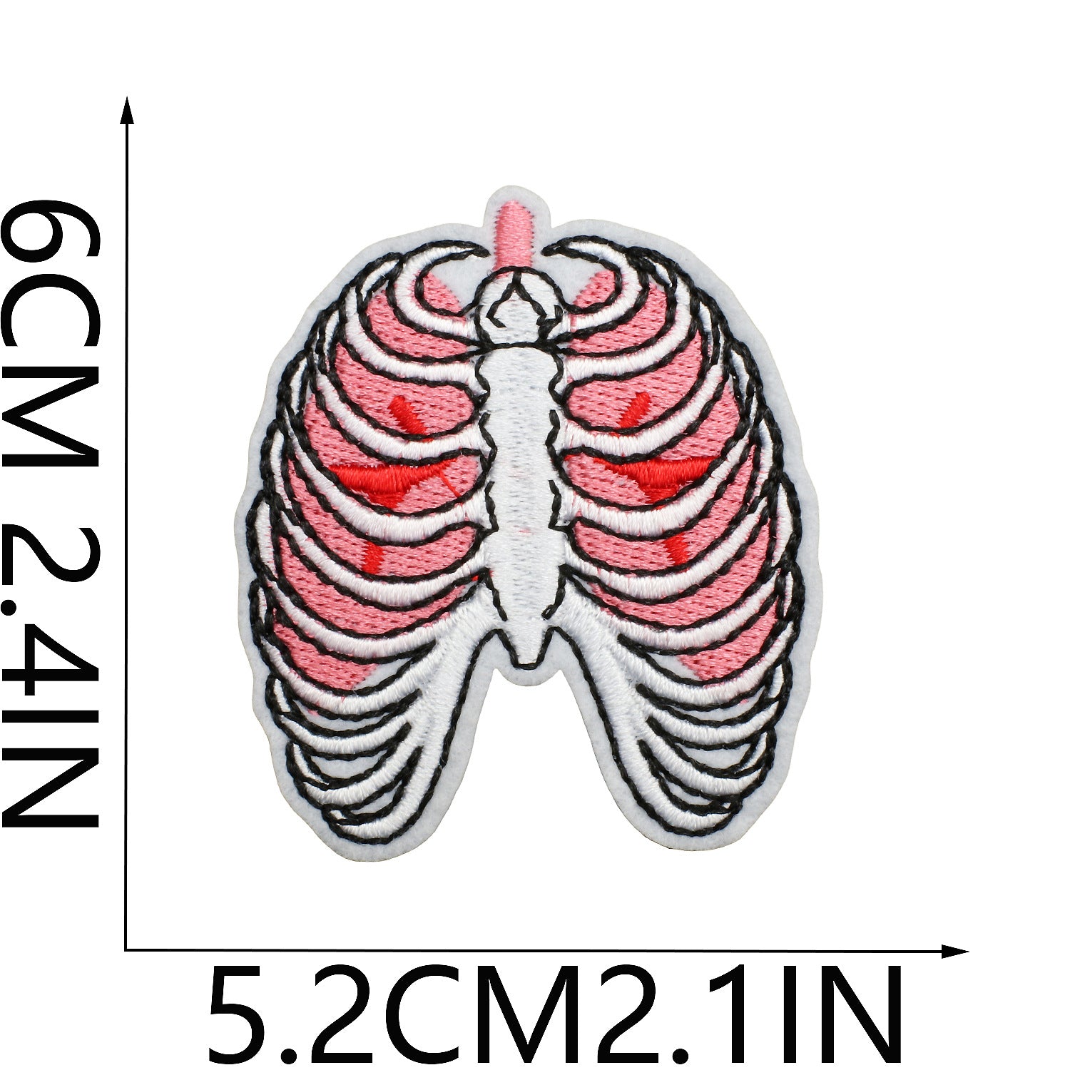 Wholesale Cartoon human organ embroidery patch medical equipment patch