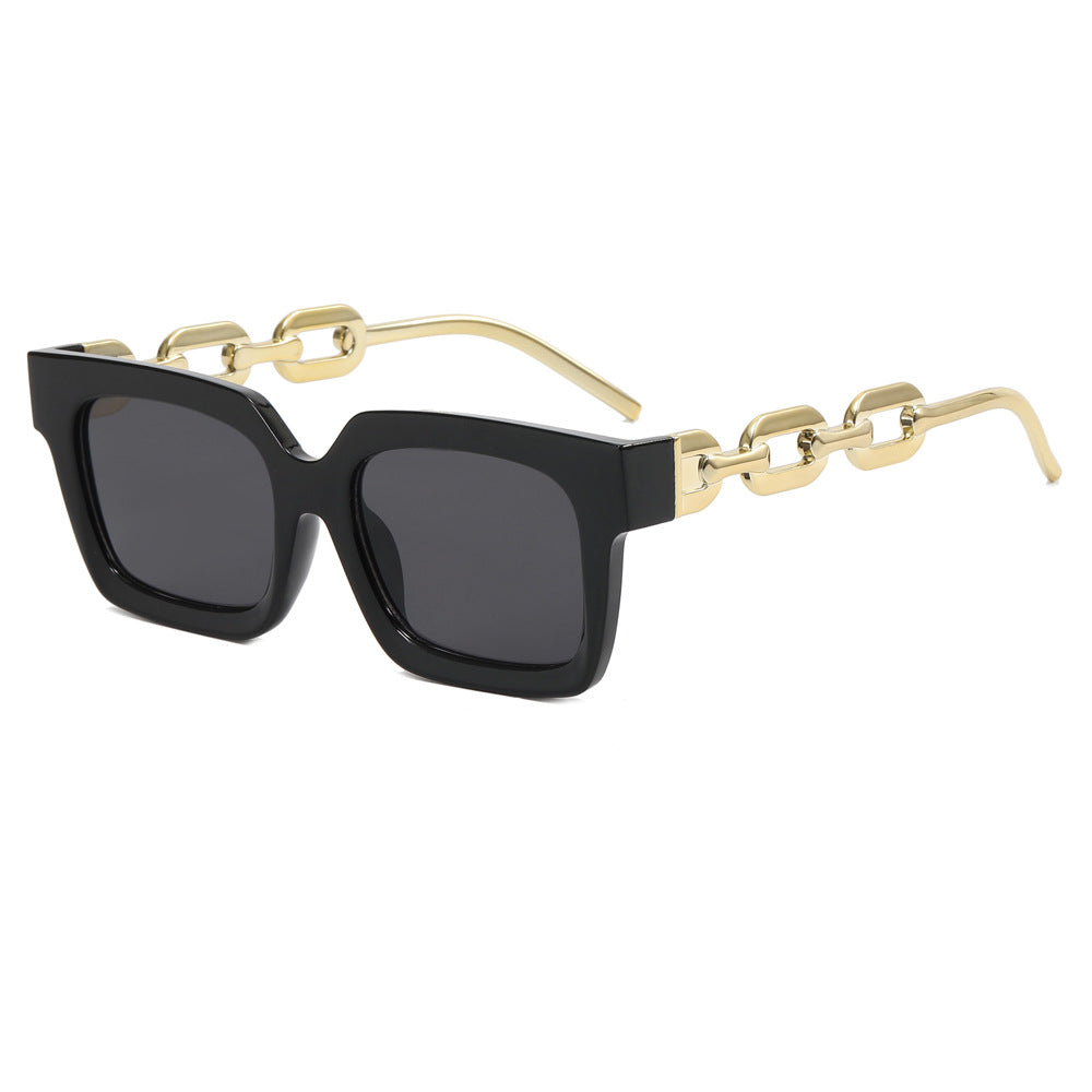 Wholesale PC Box Chain Leg Sunglasses