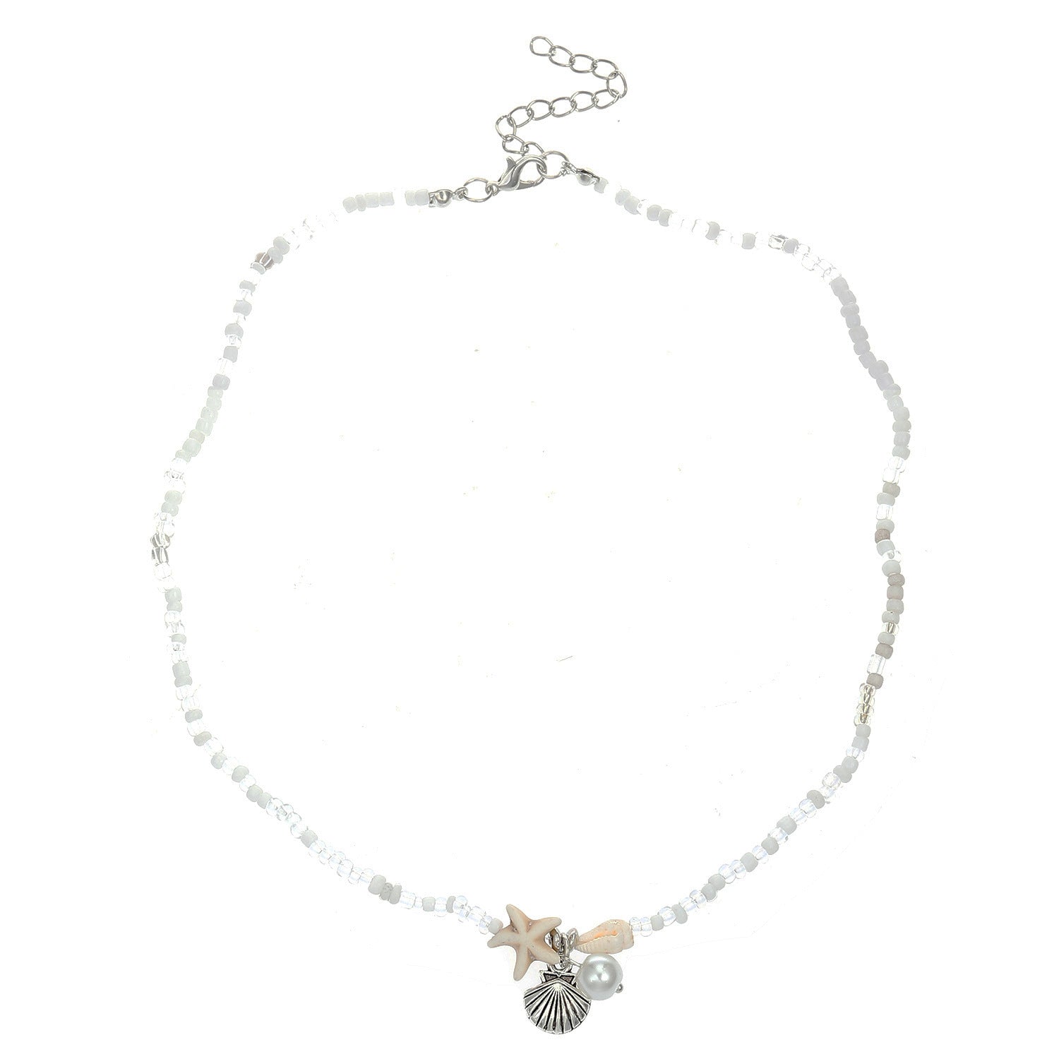 Wholesale Bohemian Starfish Creative Conch Beaded Shell Clavicle Chain