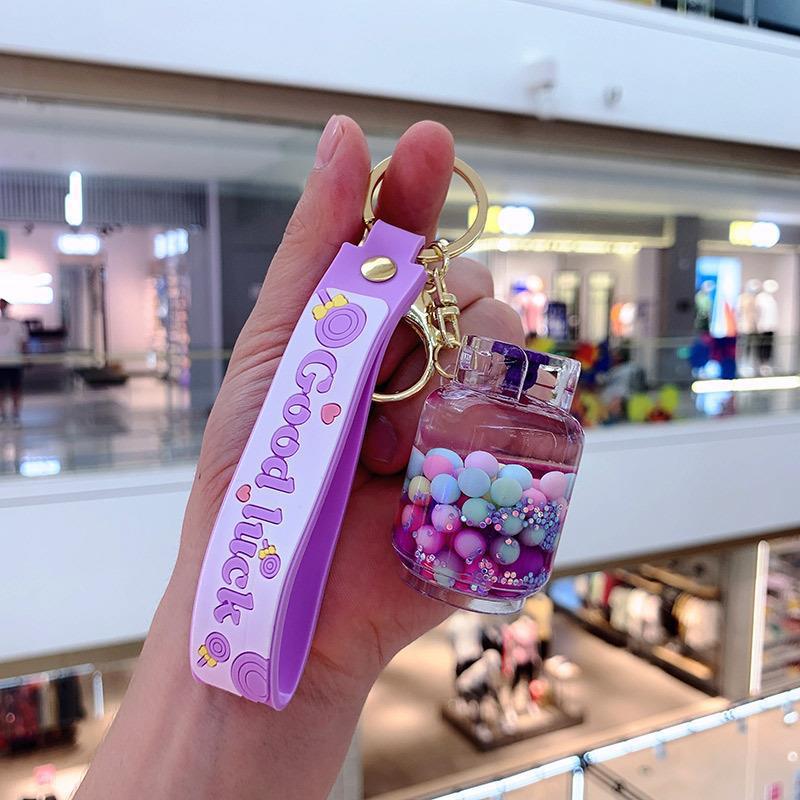 Wholesale Oil Pearl Gas Tank Pendant Acrylic Key Chain