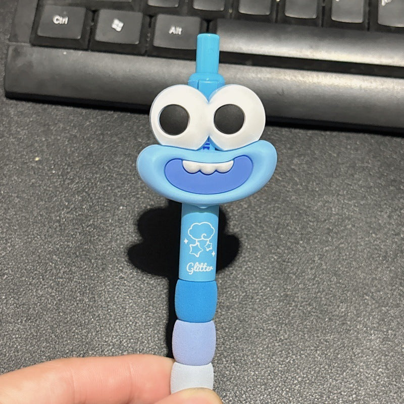 Wholesale Emoji Pack Gel Pen Cute Big Mouth Big Eyes Funny  Pen