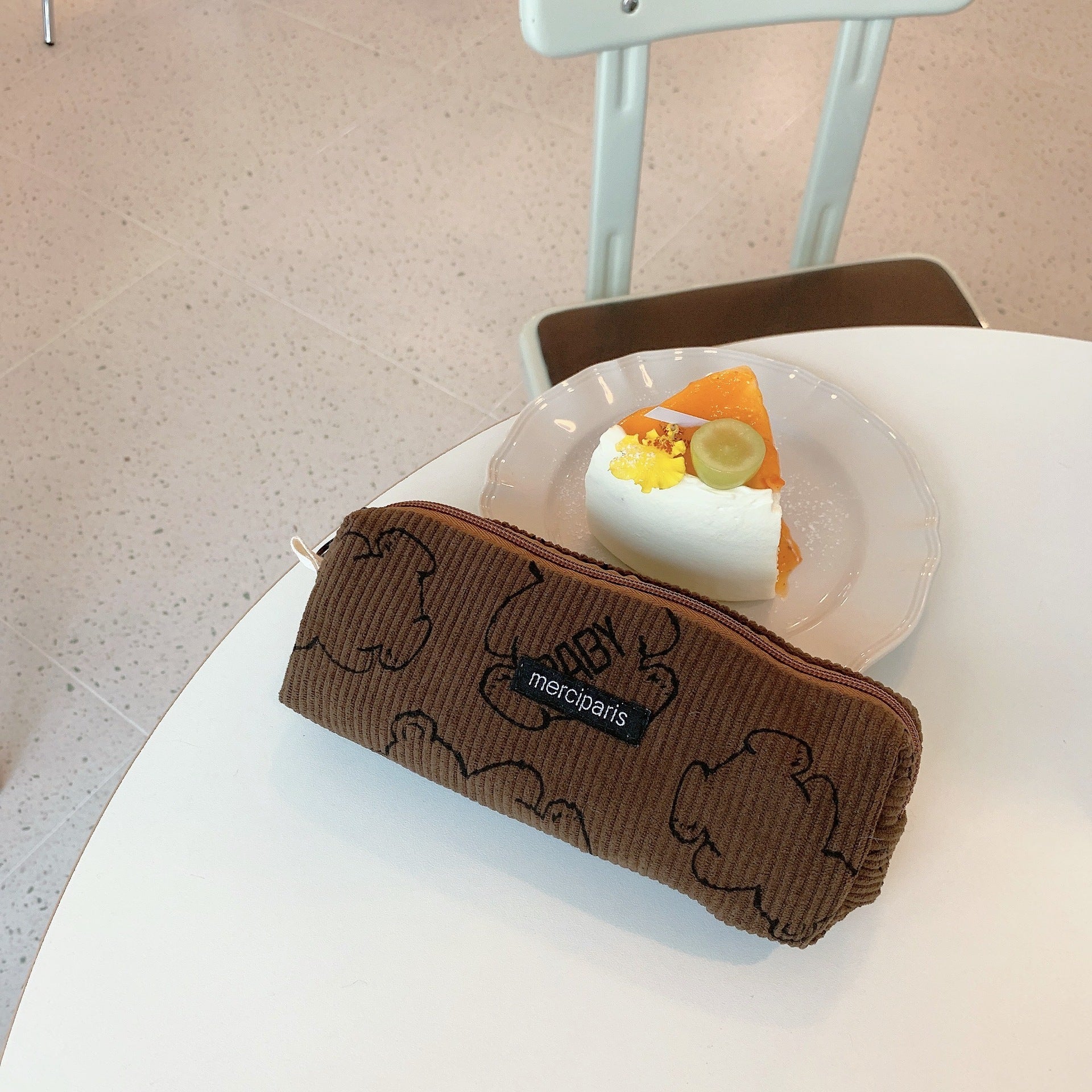 Wholesale Corduroy Bear Pen Bag