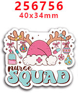 Wholesale Random 30pcs Colored Nurse's Day Series  Acrylic Flatback