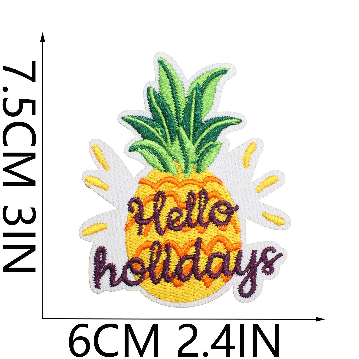Wholesale Trendy Summer Beach Embroidered Patches For Clothing Vacation Decorative DIY Accessory For Resale