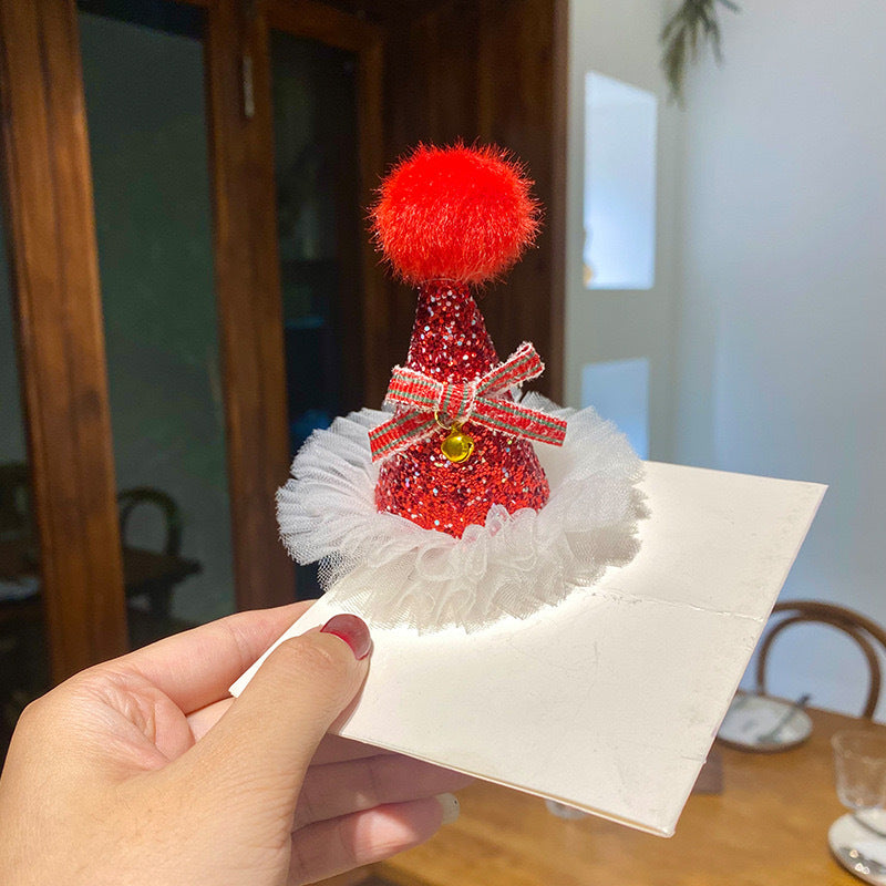 Wholesale Hairpin F Ball Hair Accessories Sequins Gauze Skirt Hairpin Party Decoration Headwear Cute Headwear