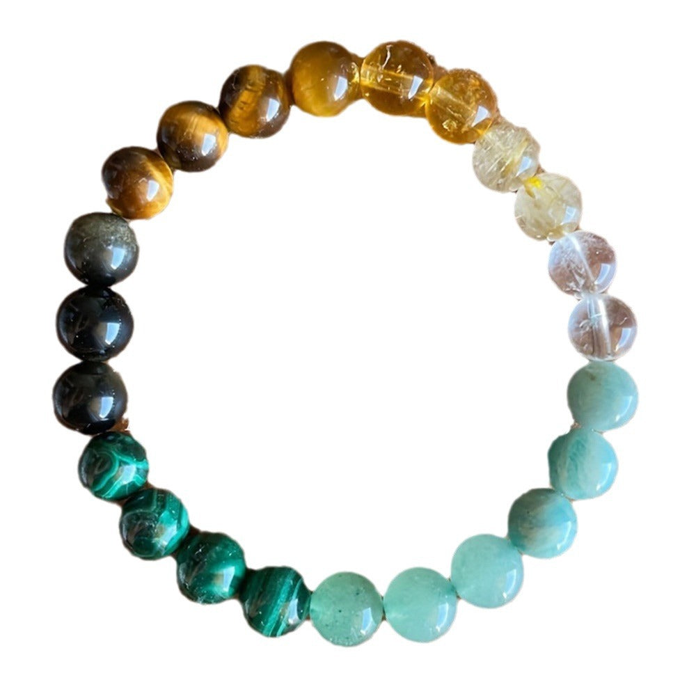 Wholesale Natural Stone Beaded Crystal Bracelets