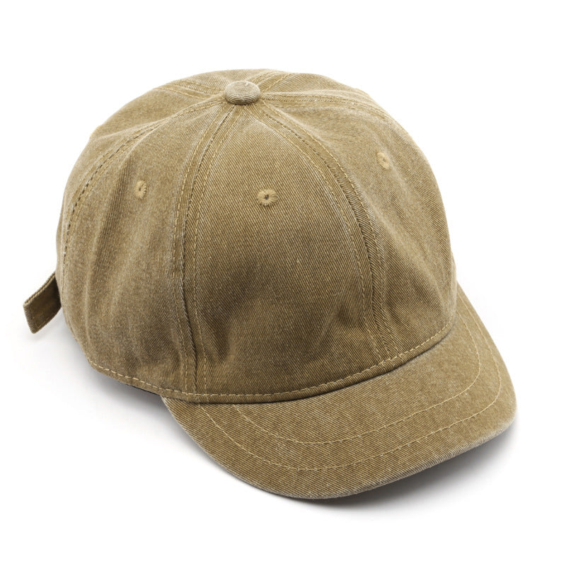 Wholesale Solid Color Light Plate Short Brim Outdoor Sports Baseball Cap