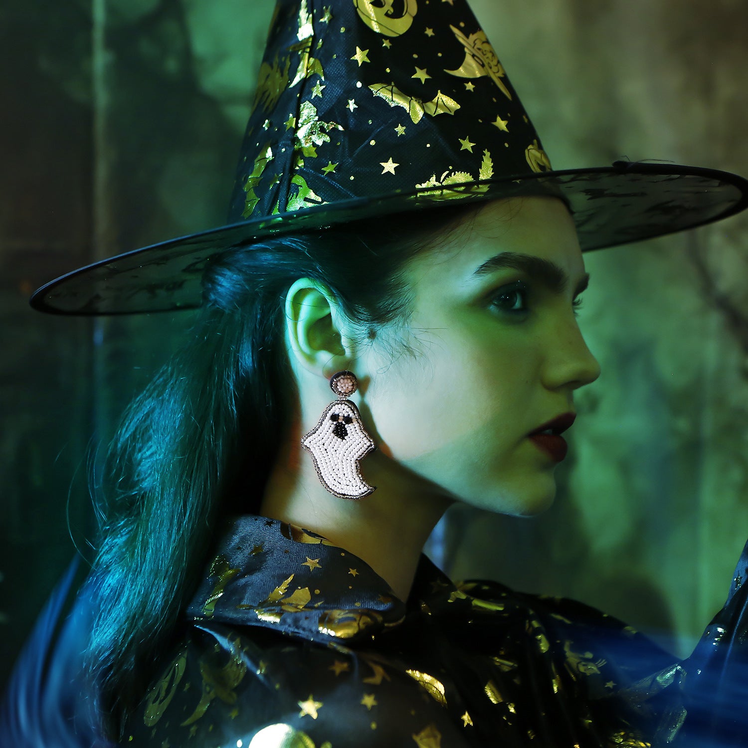 Wholesale Handwoven Ghost Rice Beads Earrings