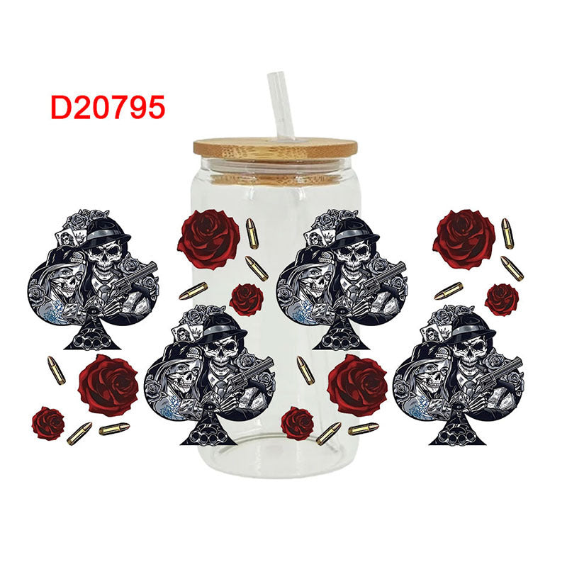 Wholesale UV Transfer Paste Glass Crystal Label Crystal Paste 16OZ UV DTF WRAPS