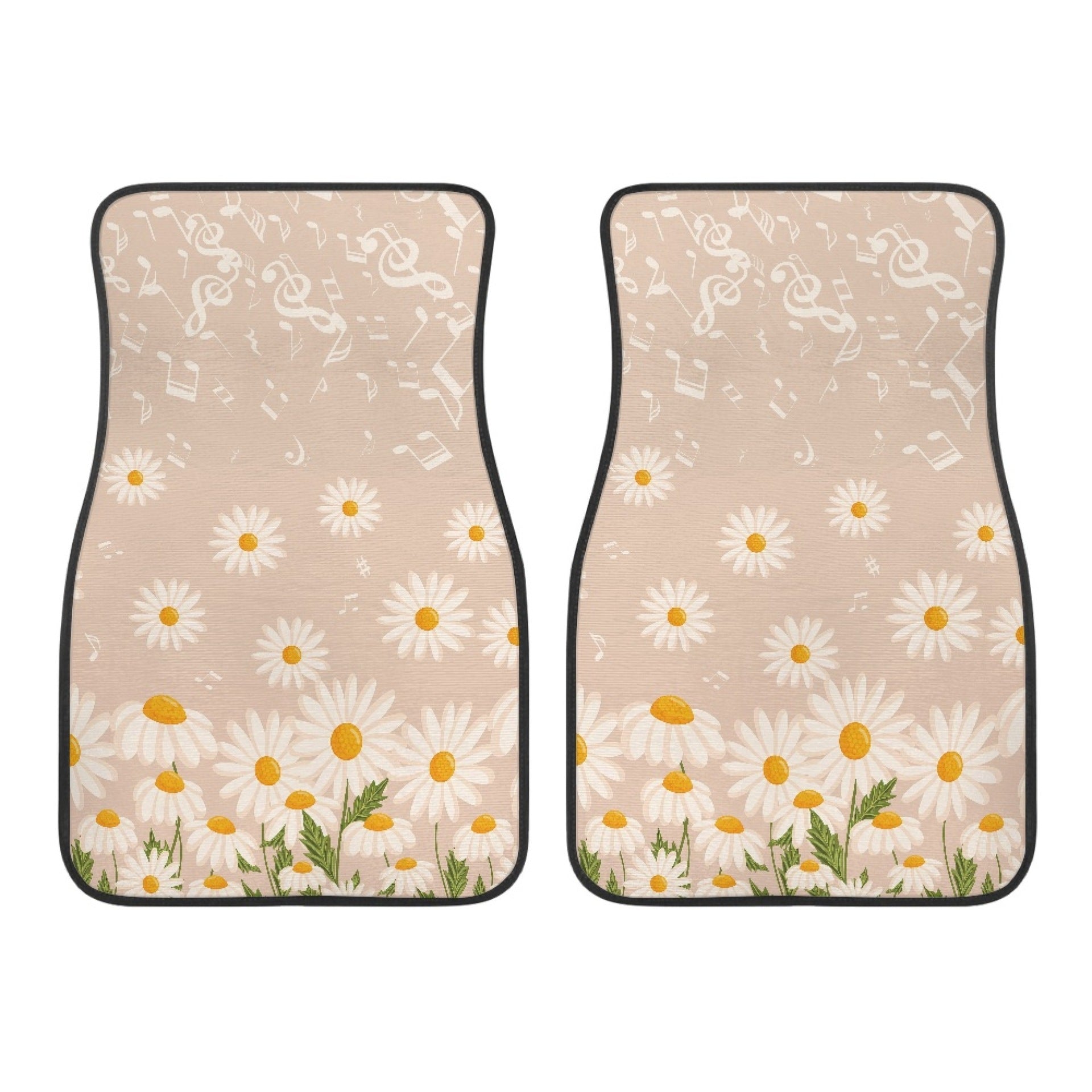 Wholesale Milk Patterned Universal Element Automotive Fabric Floor Mats