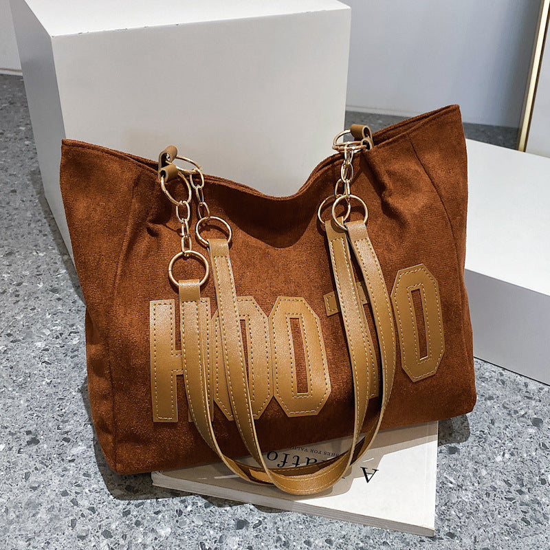 Wholesale High-capacity Commuting PU Shoulder Bags