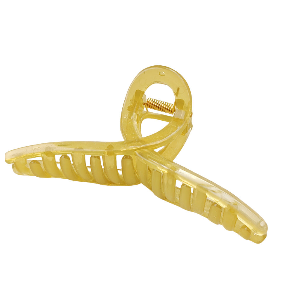 Wholesale Jelly Strap Cross Shark Clip Simple Fashion Back Head Hair Claw